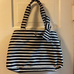 Kate Spade Nylon striped tote.